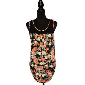 FLORAL MATERNITY TANK TOP